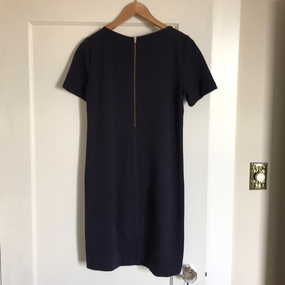 J Crew navy cotton striped dress - Picture 3 of 6